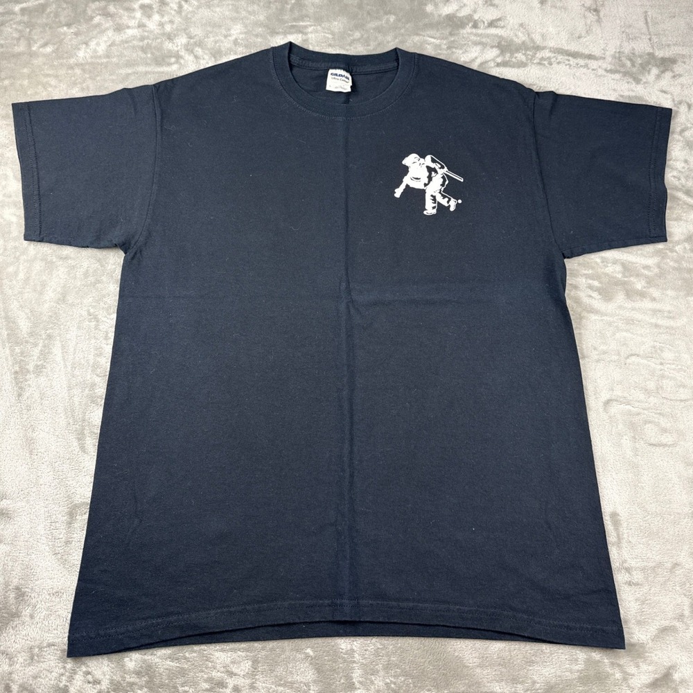 Collectible Gildan Firefighter Combat Challenge Graphic T-Shirt Mens Large Black